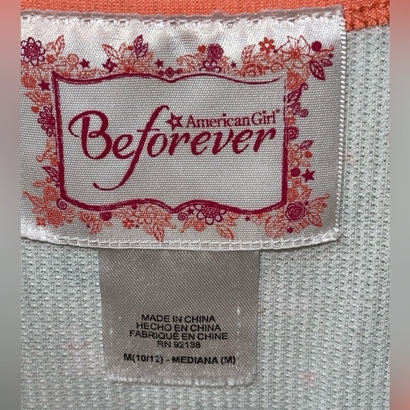 American Girl Beforever Girls Pajamas Size Medium (10-12) - Picture 4 of 6